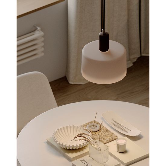 Светильник подвесной juko, D28х32 см, вишневый