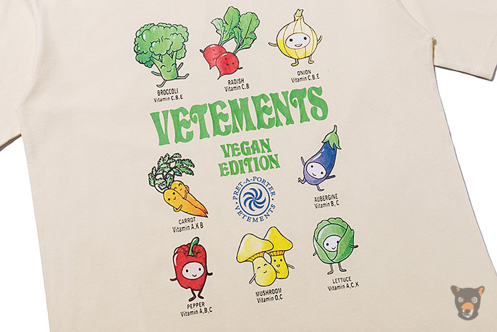 Футболка Vetements "Vegan Edition"