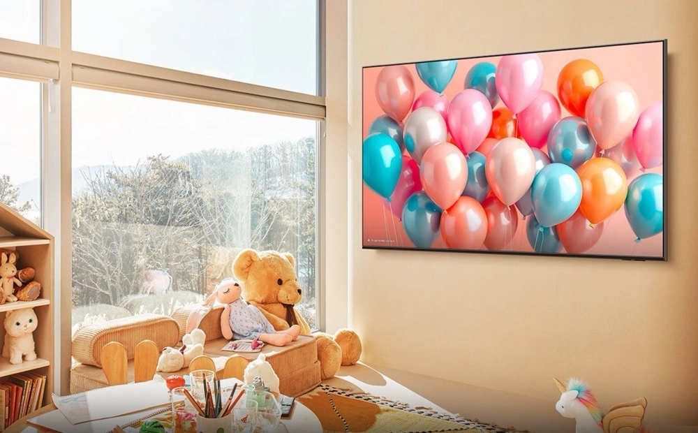 Телевизор QLED Samsung 55" QE55Q7F5AUXRU черный 4K Ultra HD 60Hz DVB-T DVB-T2 DVB-C DVB-S DVB-S2 USB WiFi Smart TV