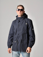 Парка мужская осень осенняя Город Горький синяя желтый олень вышивка