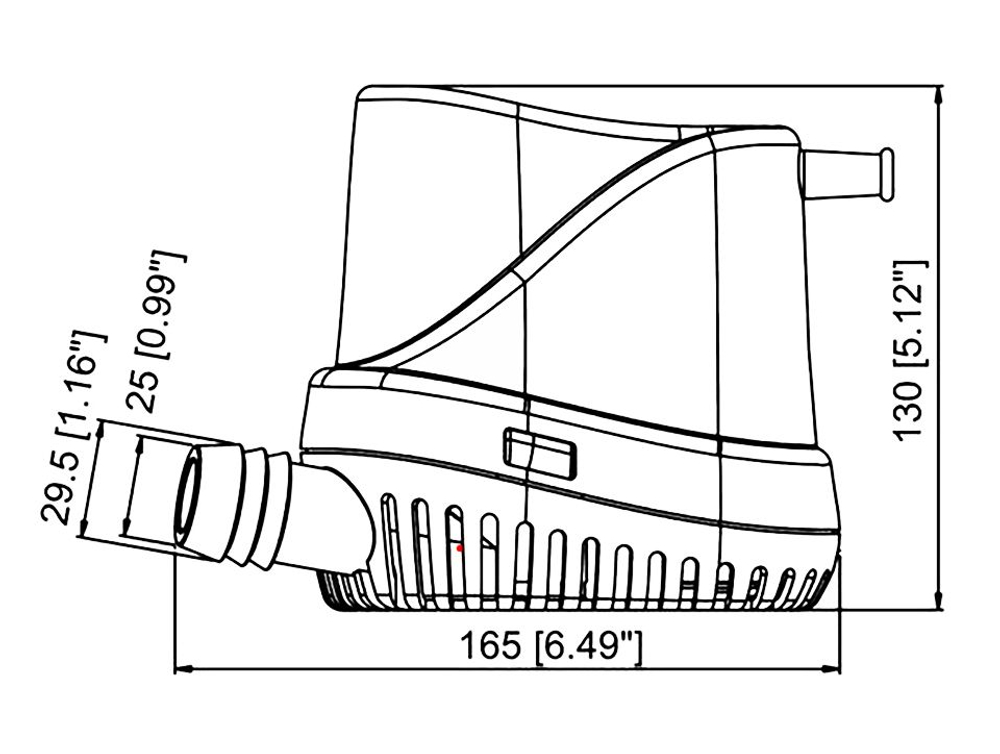 Автоматическая трюмная помпа ТМС 1000, 12 В (10263811)