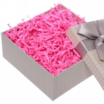 Наполнитель бумажный для подарков «Яркие краски» 50г (гофре), фуксия