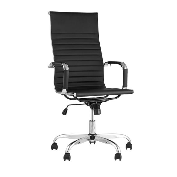 Офисное кресло TopChairs City черное D-101H BLACK