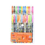 Ручка гелевая, Basir, цветные чернила, серия "Спорт", ароматизированная с блёстками, 24 шт