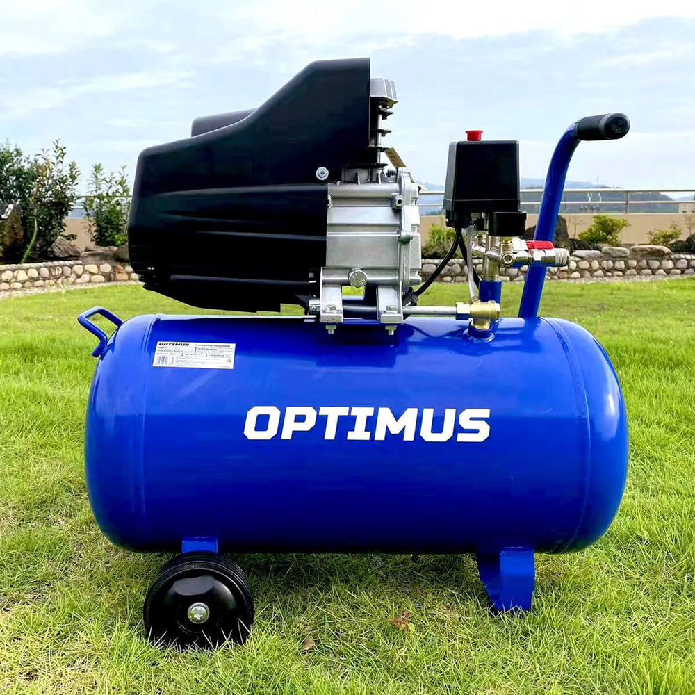 OPT-305030 Компрессор поршневой, 300 л/мин, 2.2 КВт, 220 В, ресивер 50 л