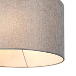 8251/2 MODERNI LN25 000  никель/серый, металл/текстиль Подвес Е27 2*60W 220V NIKKI