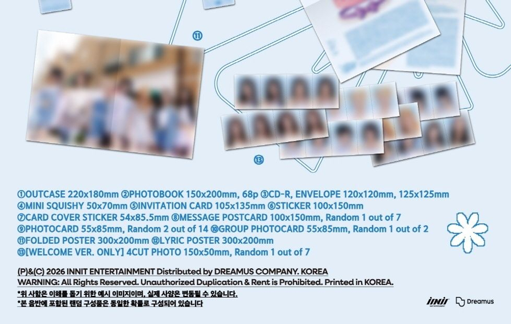 (ПРЕДЗАКАЗ) Альбом OURBIRTHDAY - OUR BIRTHDAY 1st Single Album PHOTOBOOK 2 Version SET