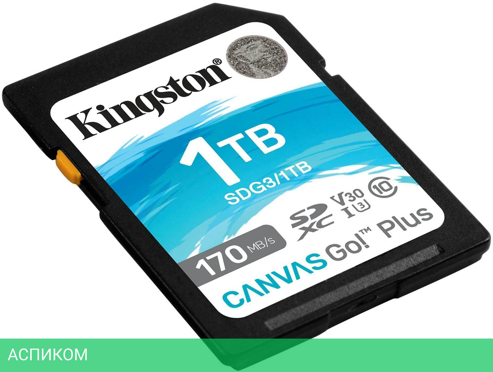 Карта памяти Kingston Canvas Go! Plus SDXC 1TB (SDG3/1TB)
