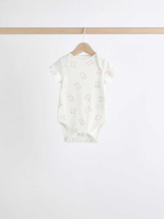 Боди с коротким рукавом для малышей Next N95-308, 5 шт., Молочный, Розовый