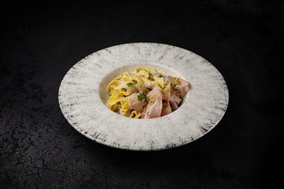 Паста с мортаделлой