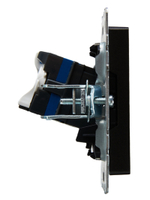 BRITE Розетка компьютерная RJ45 кат.6 РК11-БрЧ черный IEK