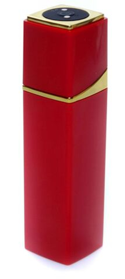 Красный мини-вибратор в форме помады (Цвет: красный)