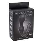 Эрекционное кольцо с анальной пробкой Lola Games Double Pleasure Anal Plug Black 4217-01Lola