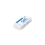Ластик Deli Offi 60x24x12мм ПВХ белый EH03110