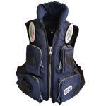 Жилет страховочный Badger Aqua Sport рыбаловный HFM-302-Blue до 120кг -