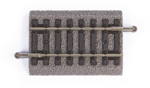 Прямой рельс на балласте G62