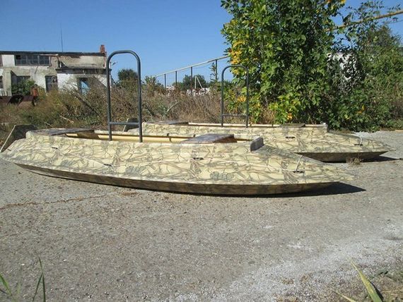 Лодка пластиковая Aquatrim Скрадок 320