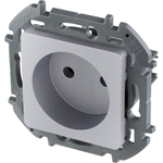 Розетка без заземления без шторок 16А 250В алюминий Inspiria Legrand