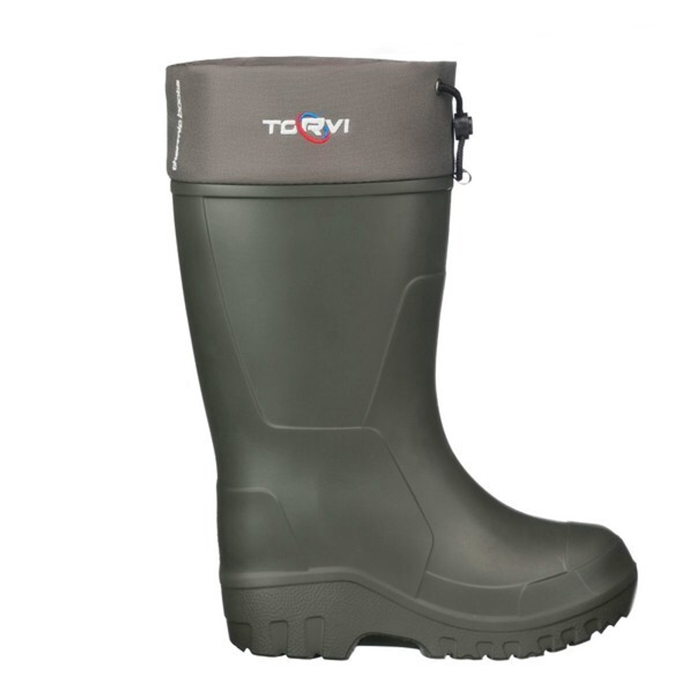 Сапоги зимние TORVI из ЭВА -40С с 4-слойным меховым вкладышем , Олива