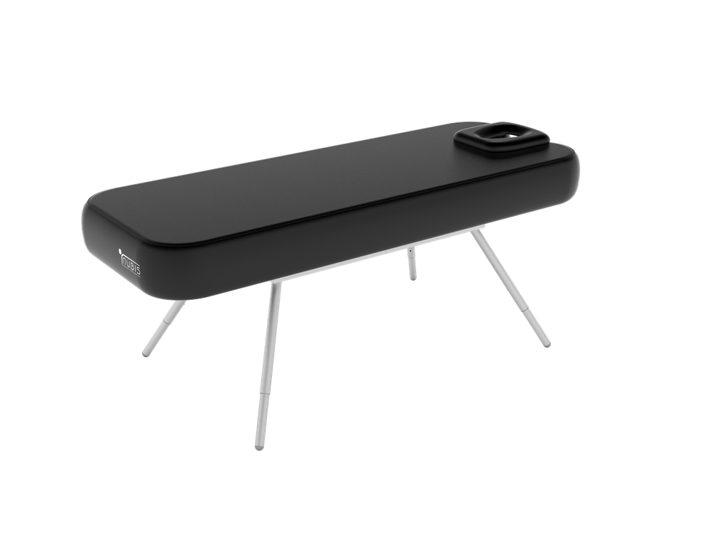 Переносной стол для массажа NUBIS PRO с электрическим насосом, черный