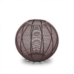 Сферический подсвечник Amer, коричневый металл