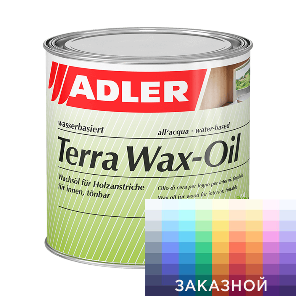 Terra Wax-Oil — масло с воском на водной основе для дерева внутри помещений | ADLER (Австрия)