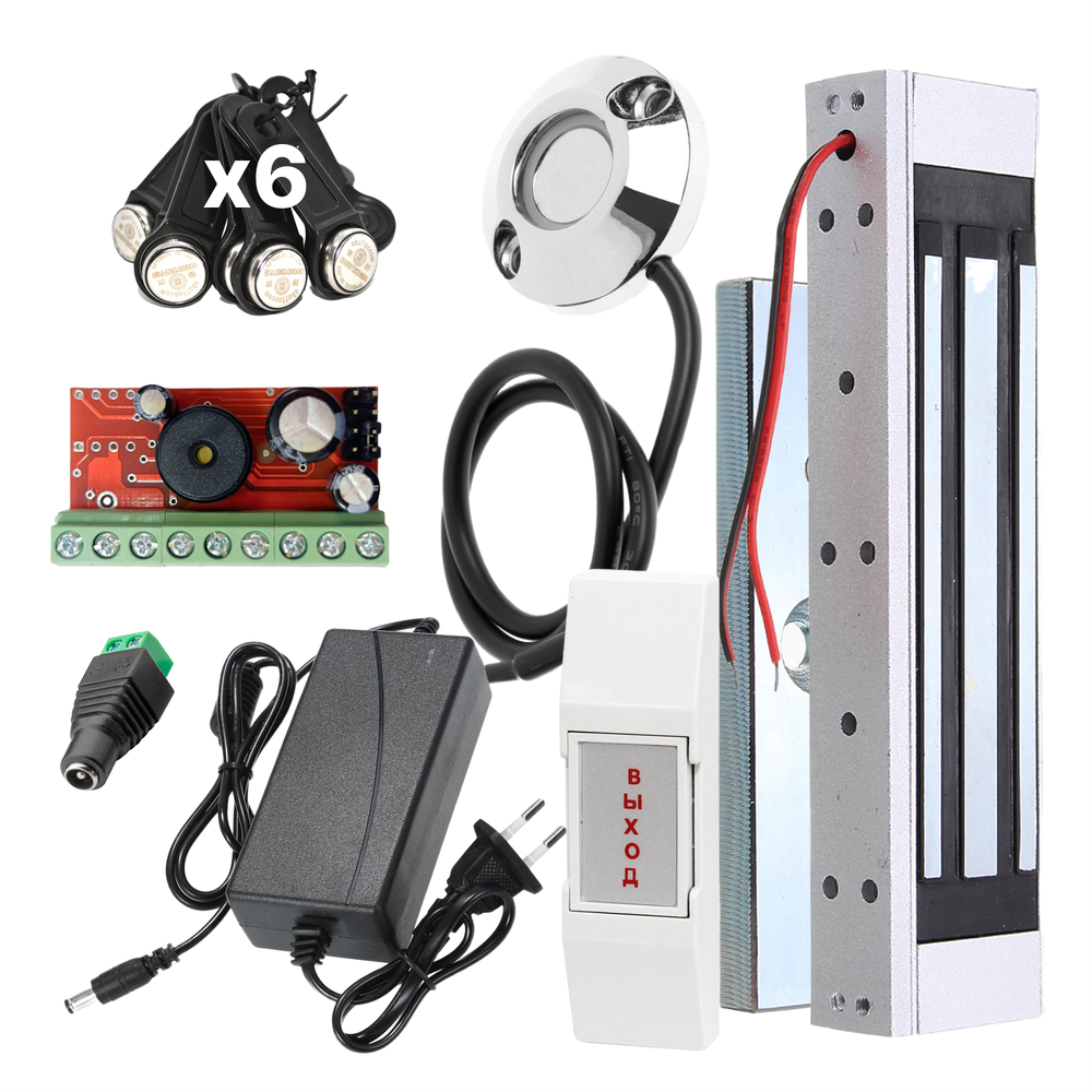 СКУД "LITE" с электромагнитным замком с силой удержания 180 кг