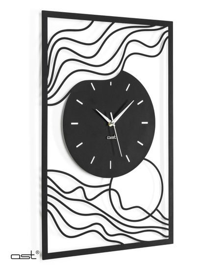 Настенные часы с подсветкой "Волны"