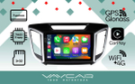 Магнитола для Hyundai Creta 2016-2021 (рамка 9) - Vaycar VA23-9407 на Android 13, 8-ядер, 4G SIM-слот