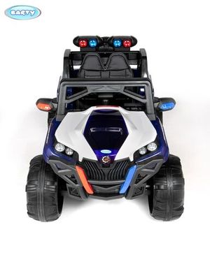 Детский электромобиль BARTY BAGGU с монитором MP4 T777MP Синий