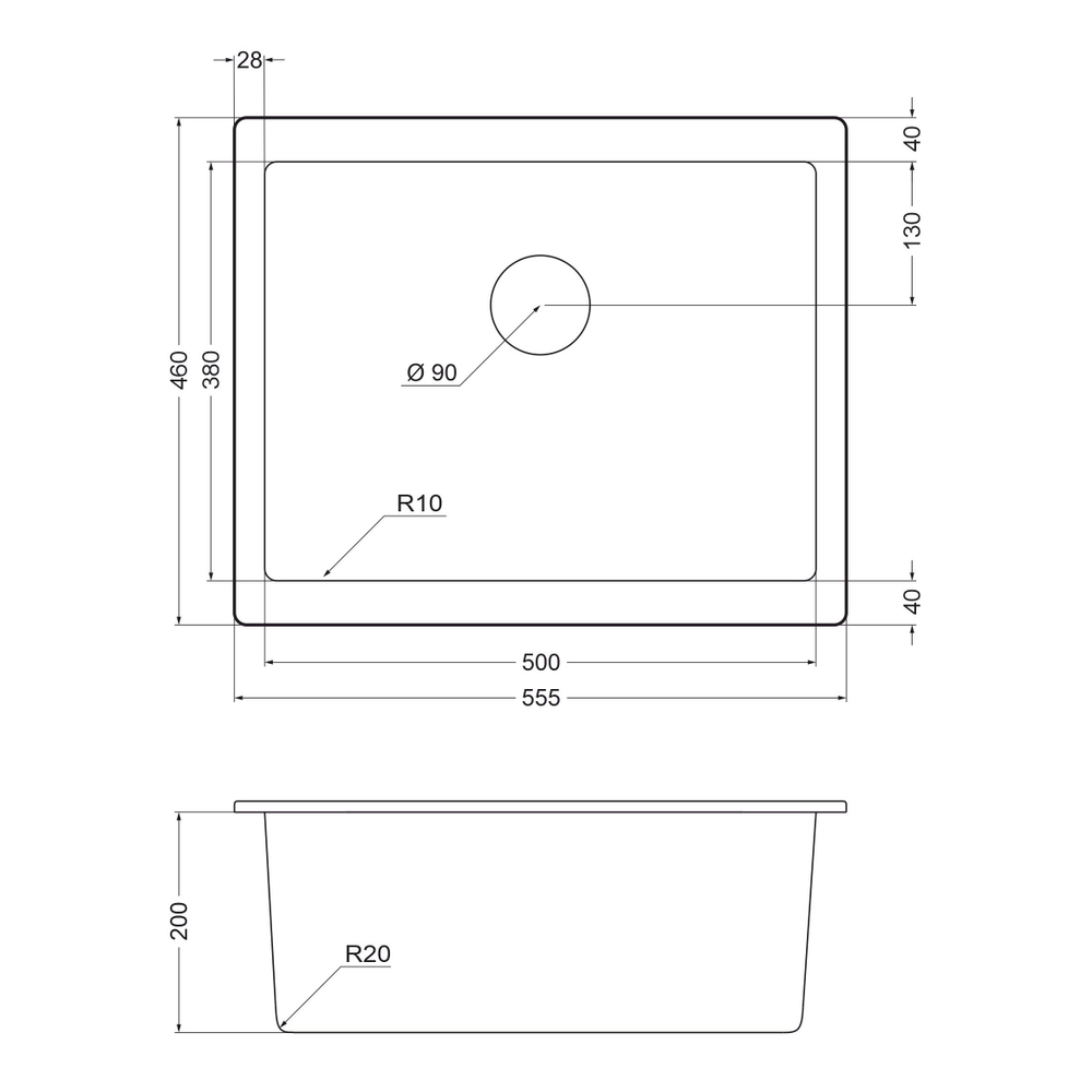 Мойка EMAR EMQ-1555.P