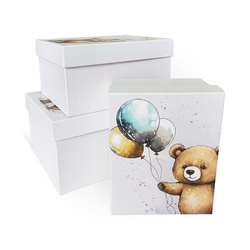 Коробка Прямоугольник 19*15*9см Пушистый друг