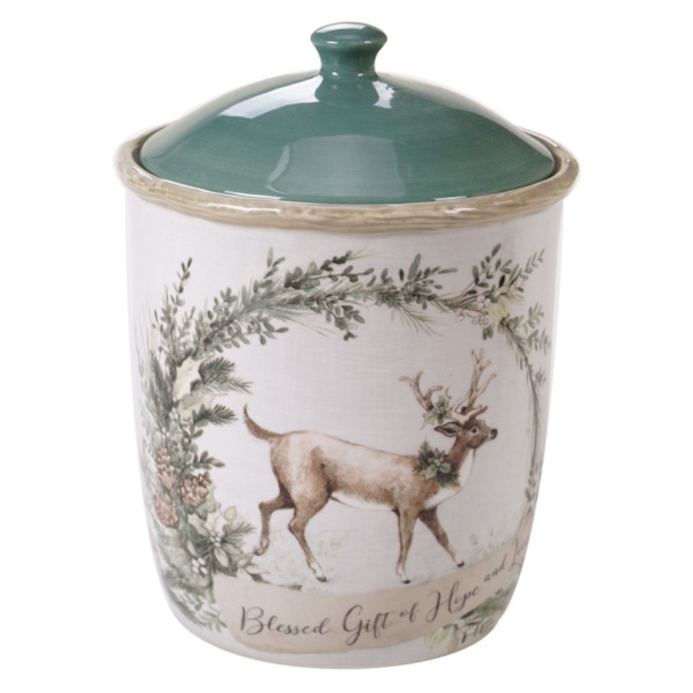 Банка для печенья Certified Int. Плющ и остролист 24см