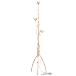 Светильник напольный торшер Терра с абажуром Сити-2 Кремовый