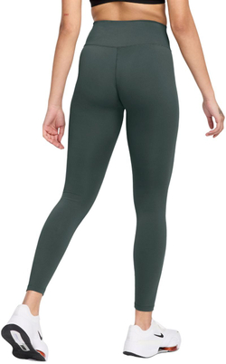 Leginsy Nike One High Waisted Full Length - зеленый