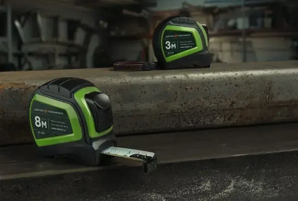 Рулетка Дело Техники в обрезиненном корпусе 3м х 16мм, 101303