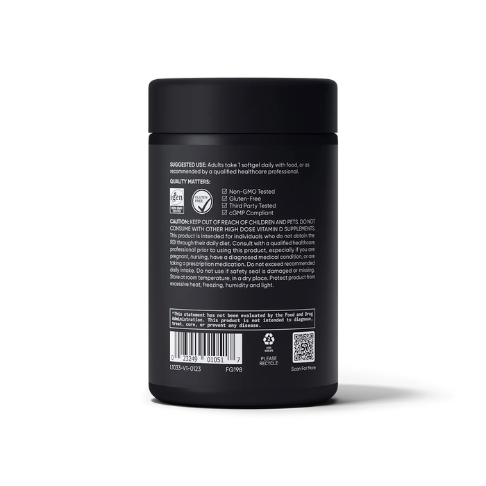 Витамин Д3 2000 МЕ, Vitamin D3 2000 IU, Sports Research, 360 капсул 2