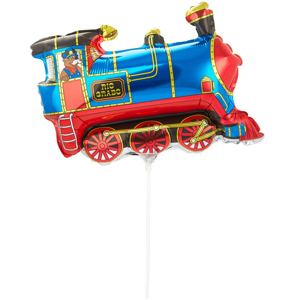 Шар Фольгированный Поезд синий (Синий)