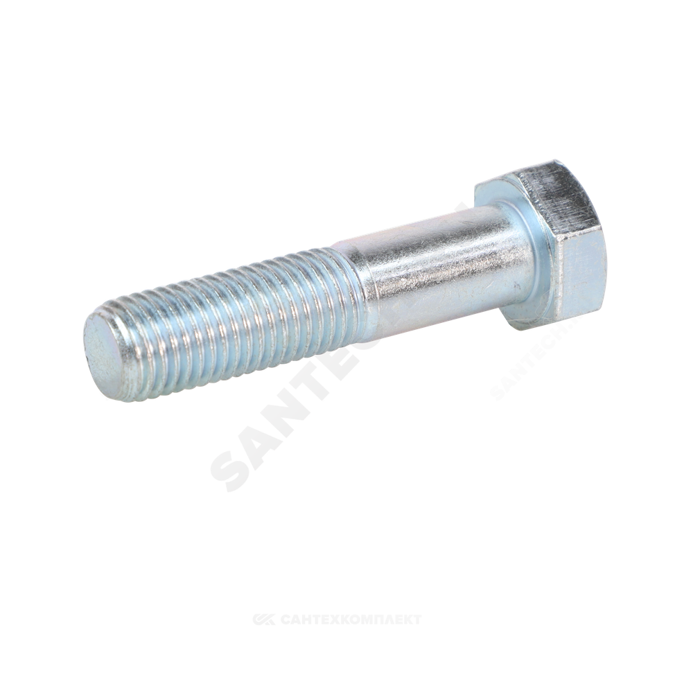 Болт стальной оц М14х70 к.п. 5.8 шестигранный вес DIN 931 (ГОСТ 7798-70)