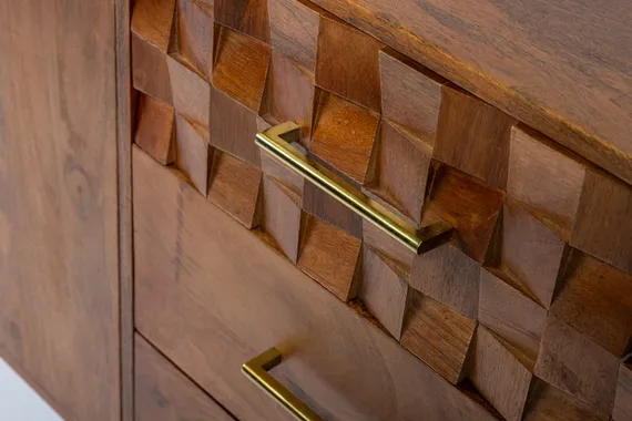 Тумба Brick из дерева манго, 145х75 см