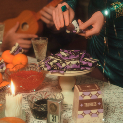 Конфеты Трюфели 90гр без сахара, с ежевикой