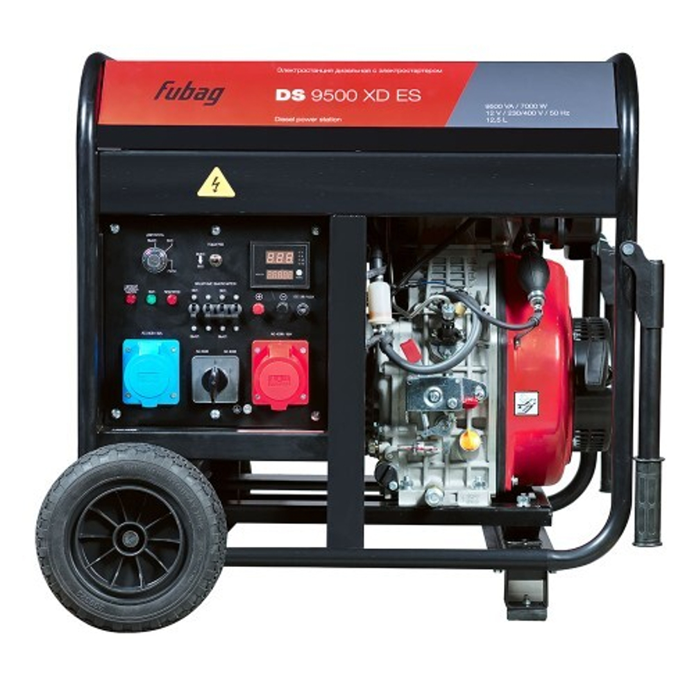 Электростанция дизельная с воздушным охлаждением FUBAG DS 9500 XD ES открытая 646240