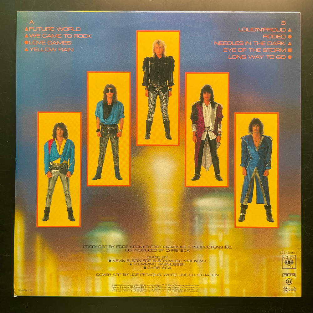 Pretty Maids ‎– Future World (Скандинавия 1987г.)