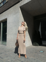 Платье ENIGMA, песочный