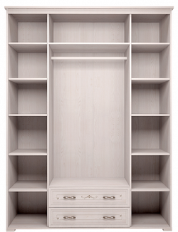 Шкаф для платья и белья Афродита 02  без карниза