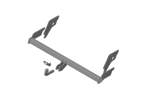 Фаркоп Mitsubishi L200 1996-2006, 2006-2015, 2015-2023, Fiat Fullback 2016-2019 твердое крепление шара Трейлер.7115