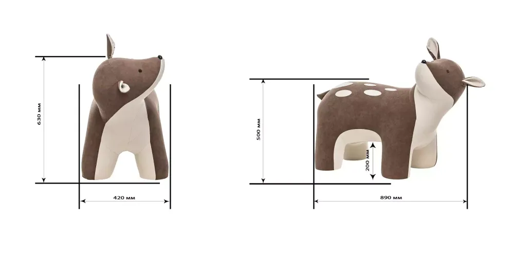 Пуф Leset Bambi, (Omega 5/Omega 30), Mebel IMPEX