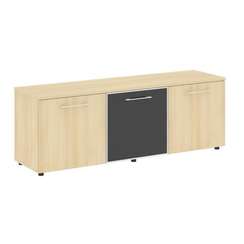 Yalta Тумба модульная LT.TS-3.4 black Акация Лорка/Стекло Black 1642*450*580