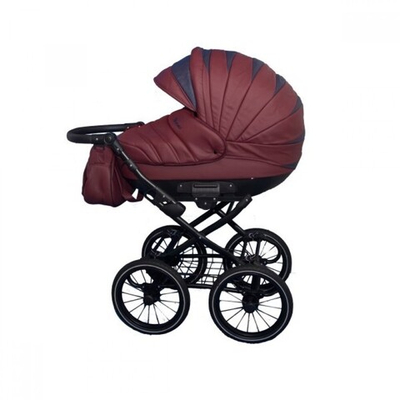 Детская коляска Esperanza Victoria Classic 2 в 1 (Бордовый)