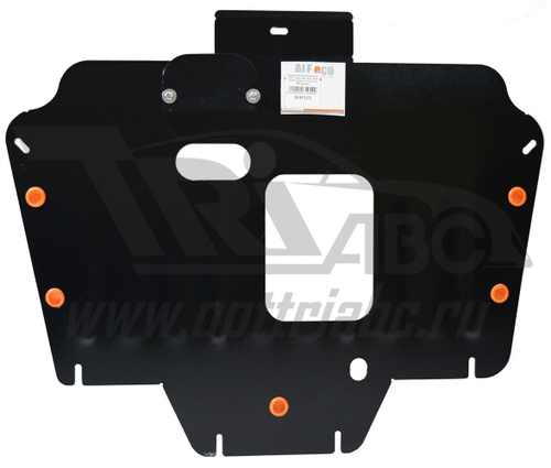 Защита картера и КПП (сталь 2 мм) для Haval M6 2021- (V - 1.5T DCT FWD), Haval F7x 2019- (V - 1.5T; 2.0T), Haval F7 2018- (V - 1.5T; 2.0T), Haval H6 2 Alfeco.ALF5502st